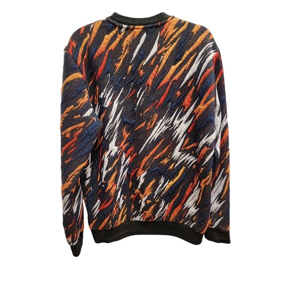 ZARA Men's Tiger in Flames Sweatshirt Size Large Slim Fit‎ RARE Find - Picture 2 of 13
